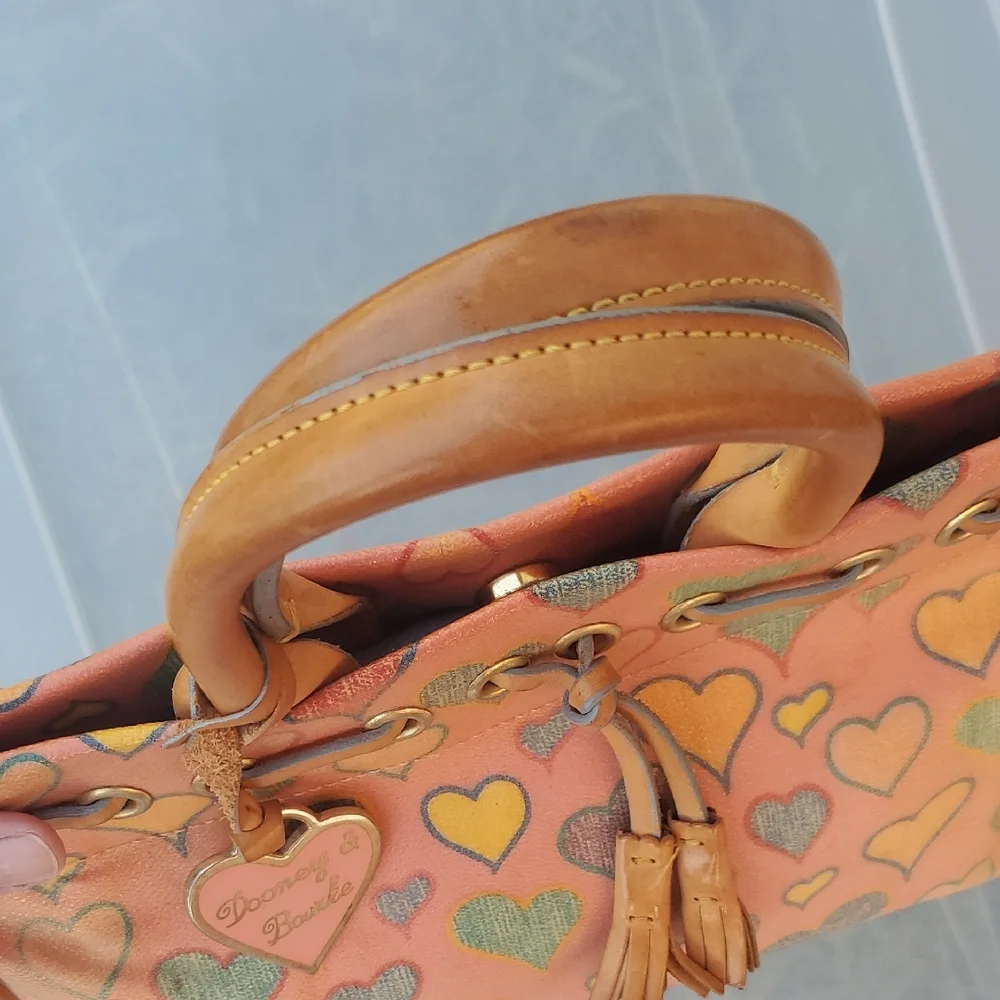 Dooney & Bourke Multicolor Heart Satchel